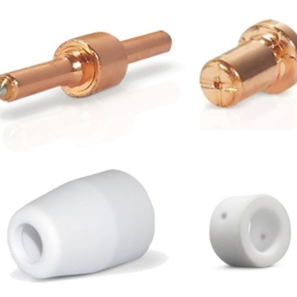 Kit Consumíveis Tocha Plasma Pt31: 10 Un. Bico Longo - 10 Un