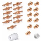 Kit Consumíveis Tocha Plasma Pt31: 12 Un. Bico Longo. - 12 Un