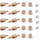 Kit Consumível Tocha Pt31 Cut40 Cut50 26 Peças Tipo Curto - 1