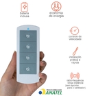 Kit Controle Remoto Para Ventilador Parede - 2 Ventiladores -