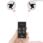 Kit Controle Remoto Para Ventilador Parede - 2 Ventiladores -