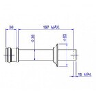 Kit Conversor Hydra Duo 1 1/4 E Tubo De Ligação Cromado Deca