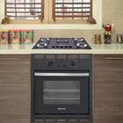 Kit Cooktop Utra Chama 5 Bocas E Forno De Embutir À Gás Glp 5