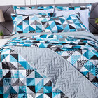 Kit Coordenado Edredom Orlando Cinza Dupla Face C/ Lençol Que