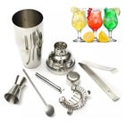 Kit Coqueteleira Com 5 Peças Em Aço Inox Unyhome