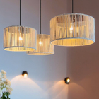 Kit Corda Náutica 3 Luminárias Redonda Composição Lustre