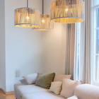 Kit Corda Náutica 3 Luminárias Redonda Composição Lustre