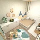 Kit Cori Com Cama Casal E Armário Baixo Montessoriano  Branco