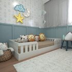 Kit Cori Com Cama Solteiro E Armário Baixo Montessoriano Bran