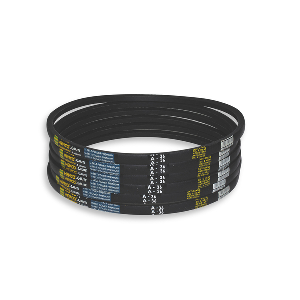 Kit Correia De Transmissão Em V Lisa A-36 Menco (6un)