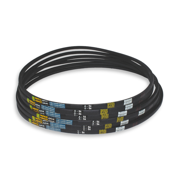 Kit Correia Industrial Em V Lisa A-56 Menco Original (6un)