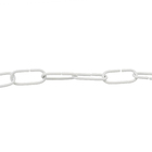 Kit Correntes de Aço Branca   100x2cm M.A Luz