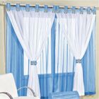 Kit Cortina Juvenil Quarto Menino + Colcha Matelada + Tapete