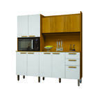 Kit Cozinha 10 Portas 2 Gavetas - Jean-cinamomo - Chf Móveis