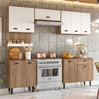 Kit Cozinha 10 Portas Fátima Carvalho Off White