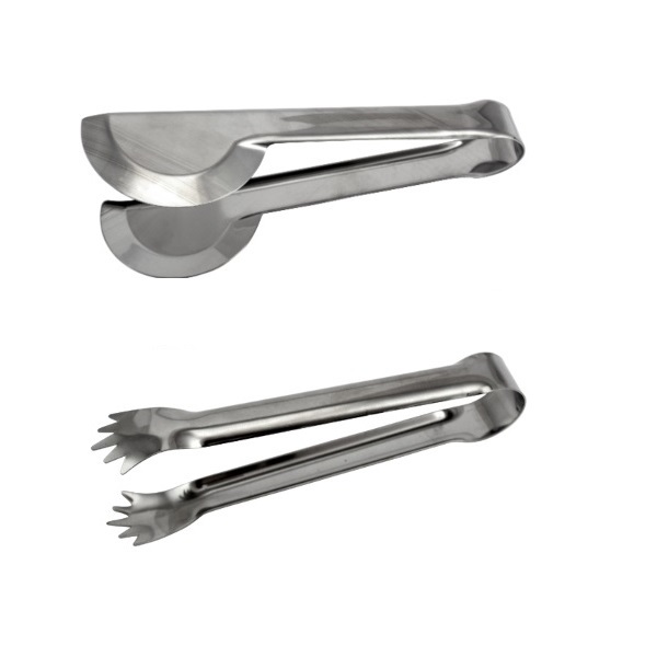 Kit Cozinha 2 Peças Pegador De Gelo E Universal Em Aço Inox