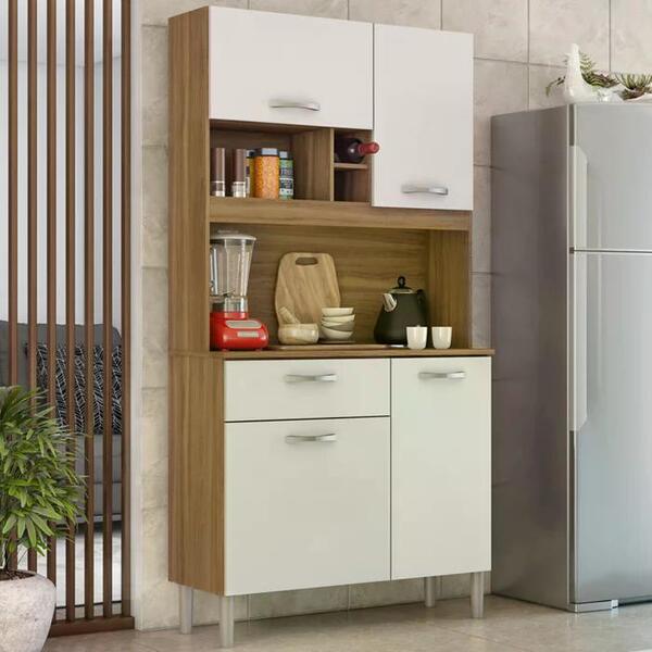 Kit Cozinha 4 Portas 1 Gaveta 91401 Demobile