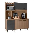Kit Cozinha 5 Portas 1 Gaveta Beaumont Carvalho Grife