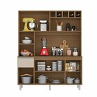 Kit Cozinha 6 Portas 1 Gaveta Alice Carvalho/off White