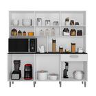 Kit Cozinha 6 Portas 1 Gaveta Calgary Branco