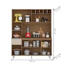 Kit Cozinha 6 Portas 1 Gaveta Jakarta Carvalho Off-white