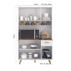 Kit Cozinha 6 Portas 1 Gaveta Livia Branco Uv