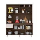 Kit Cozinha 6 Portas 1 Gaveta Portland Amendoa Off-white