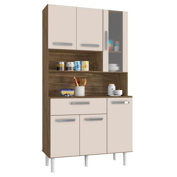 Kit Cozinha 6 Portas Caribe Teka Champagne Bnn Decor