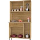 Kit Cozinha 6 Portas E 1 Gaveta Freijó