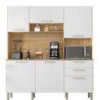 Kit Cozinha 6 Portas E 2 Gavetas Freijó