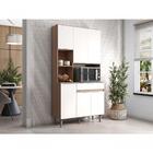 Kit Cozinha 6 Portas Nubia Carvalho/off White - Poliman