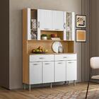 Kit Cozinha 8 Portas E 2 Gavetas Freijó