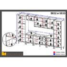 Kit Cozinha 9 Módulos Com Tampo 5833-s16t - Sicília - Multimó