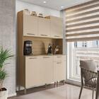 Kit Cozinha Ambiente Gênova 6 Portas Freijó Vanilla - Kits Pa