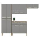 Kit Cozinha Ambiente Nala 4 Peças Freijó Gris - Kits Paraná