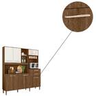 Kit Cozinha Ana 180cm 6 Portas 2 Gavetas Évora Off White Tana