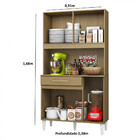 Kit Cozinha Aramoveis 4 Portas 1 Gaveta