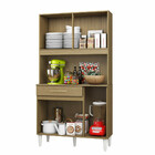 Kit Cozinha Aramoveis 4 Portas 1 Gaveta