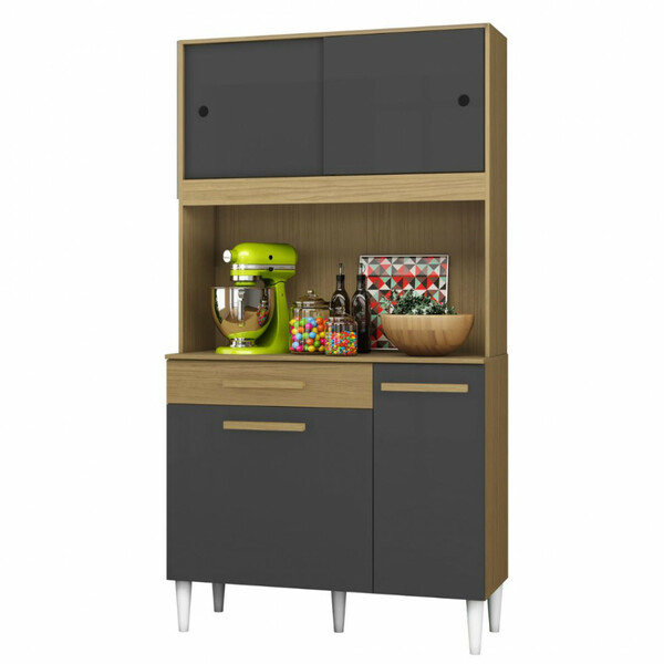 Kit Cozinha Aramoveis 4 Portas 1 Gaveta