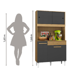 Kit Cozinha Aramoveis 4 Portas 1 Gaveta