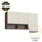 Kit Cozinha Balcão C Tampo 120cm Armário Aéreo Athenamegasul