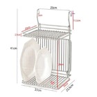 Kit Cozinha Barra Escorredor De Louças Prateleira Condimentos