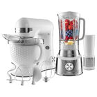 Kit Cozinha Britânia 1200w Com Batedeira Planetária Branco Bk