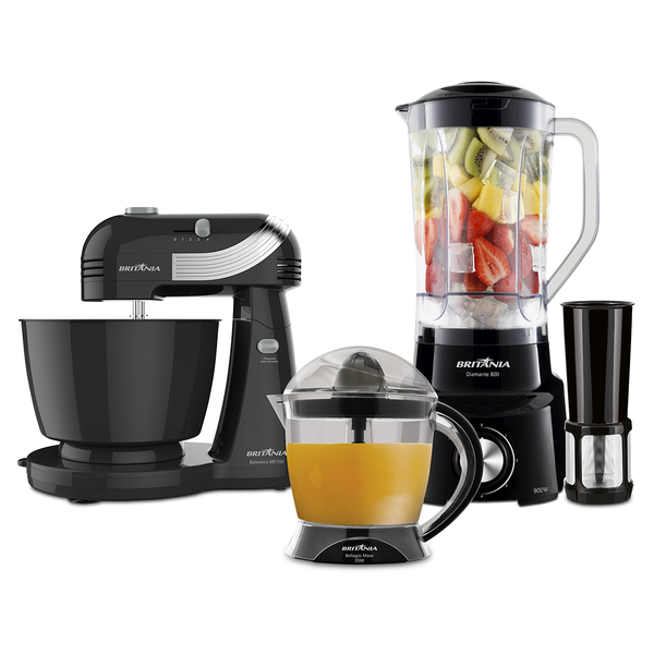 Kit Cozinha Britânia Bkt03p 3 Em 1 127v