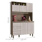 Kit Cozinha Chun Malbec Avelã