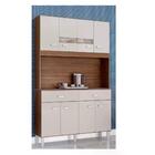 Kit Cozinha Compacta 08 Portas Manu Off White Capuccino