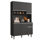 Kit Cozinha Compacta 105cm Com 6 Portas 1 Gaveta Márcia - Ajl