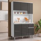 Kit Cozinha Compacta 105cm Com 6 Portas 1 Gaveta Márcia Branc