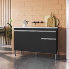 Kit Cozinha Compacta 105cm Marcia E Balcão Gabinete De Pia Se