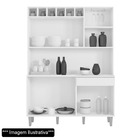 Kit Cozinha Compacta 130cm Com 6 Portas 1 Gaveta Alice - Ajl